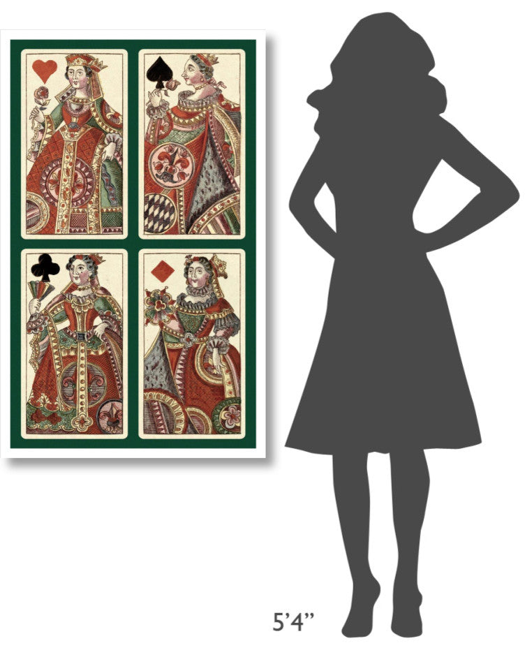 "Queens (Bauern Hochzeit Deck)" Print by Andreas Benedictus GÃŒÂ¦bl, 28"x46"