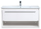 36" Single Bathroom Floating Vanity, White