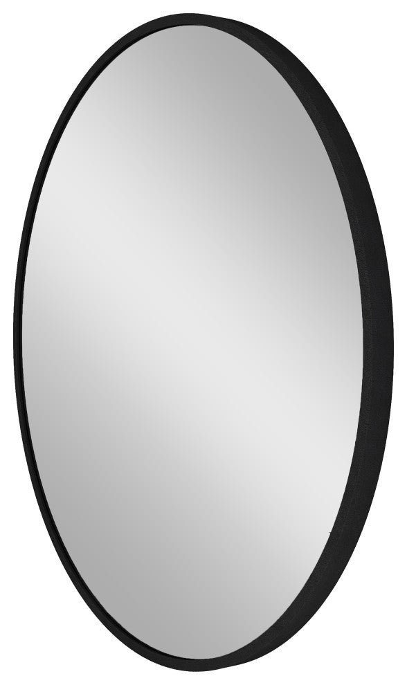 Round Framed Wall Mounted Bathroom Vanity Mirror, 30''