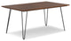 Hunter 66 in x 40 in Rectangle Dining Table