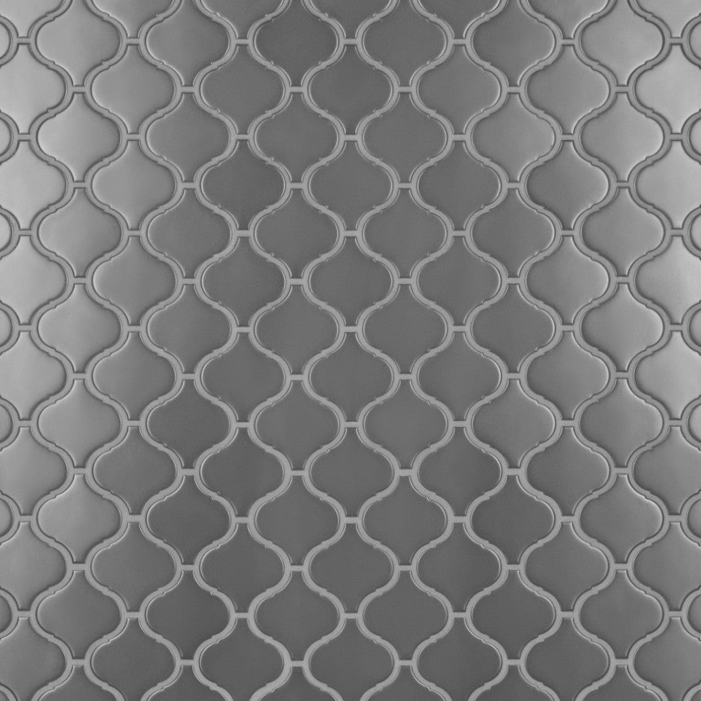 Metro Lantern Matte Dark Grey Porcelain Floor and Wall Tile