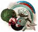Kurt Adler 18" Hollywood Alice Teacup Hat Nutcracker