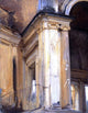 John Singer Sargent Roman Architecture, 21"x28" Gallery Wrapped Canvas Print