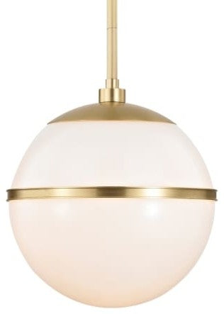 Crystorama Brian Patrick Flynn for Truax 2-Light Pendant, Aged Brass