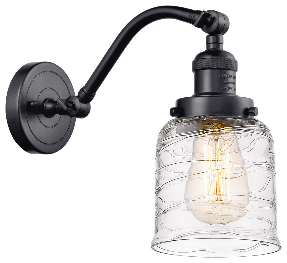 Innovations 515-1W-BK-G513-LED 1-Light Sconce, Matte Black