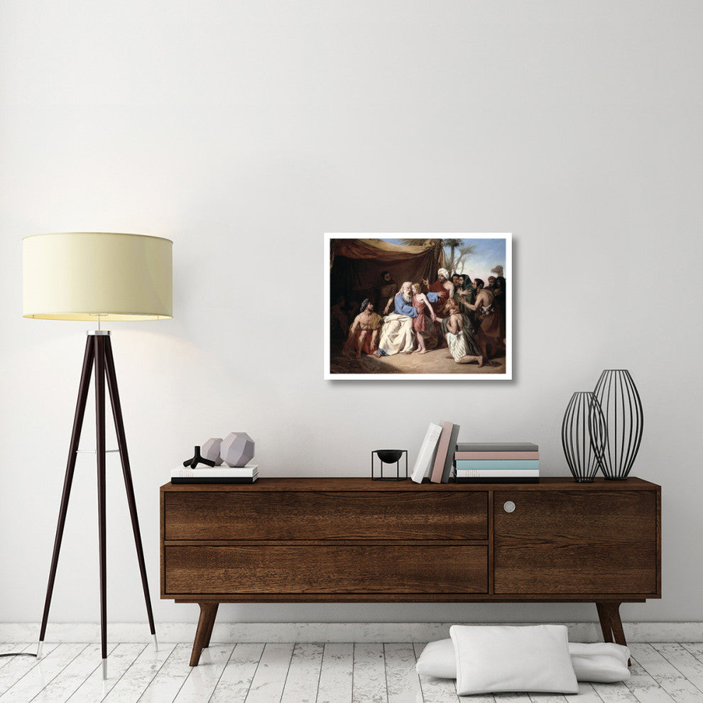 "Jacob Refusing To Let Benjamin Leave" Print by Eugene Roger, 32"x25"