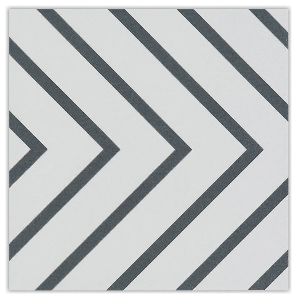 Marmette Italian Trois Bandes Matte 8x8 Porcelain Tile