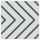 Marmette Italian Trois Bandes Matte 8x8 Porcelain Tile