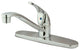 Kingston Brass Single-Handle Centerset Kitchen Faucet, Polished Chrome