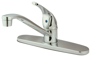 Kingston Brass Single-Handle Centerset Kitchen Faucet, Polished Chrome