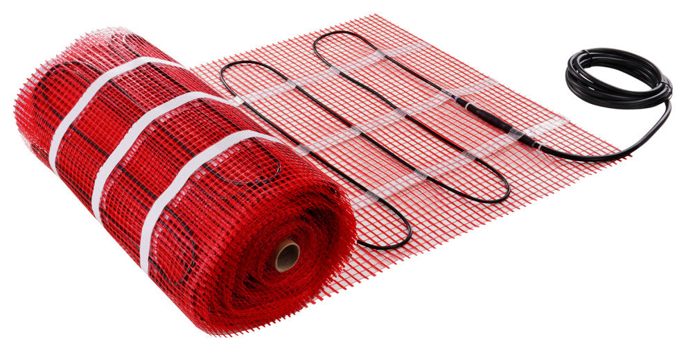 VEVOR Floor Heating Mat Copper Core Electric Warm Tile, 100 Sq.ft 1200w