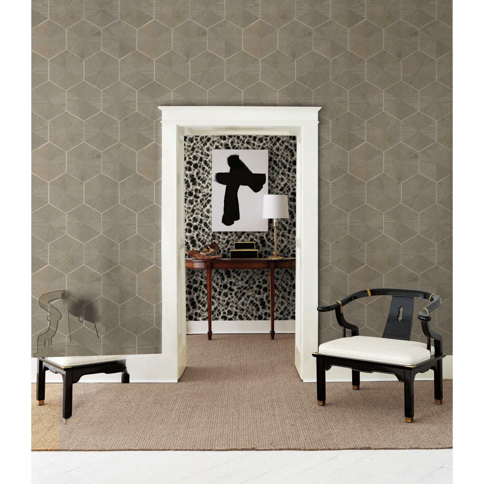 Leopard Rosettes Wallpaper