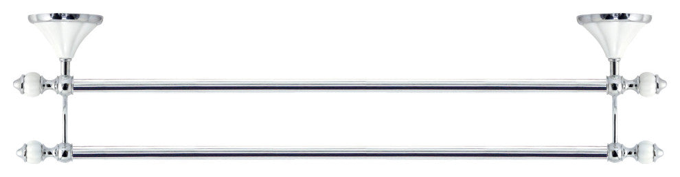 MODONA's 24" Double Towel Bar Flora Series