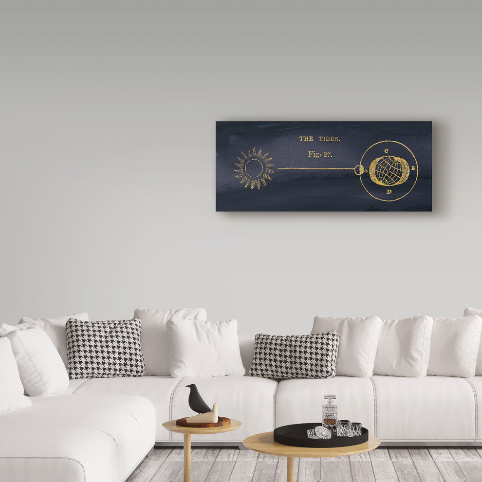 Wild Apple Portfolio 'Geography of the Heavens VI' Canvas Art, 47"x20"