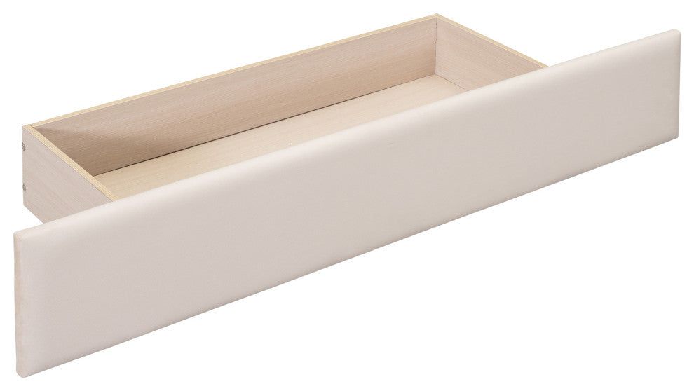 Gewnee Full Size Storage Bed Velvet Upholstered Platform Bed