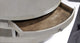 Augustine Round Cocktail Table, Pearlized Gray