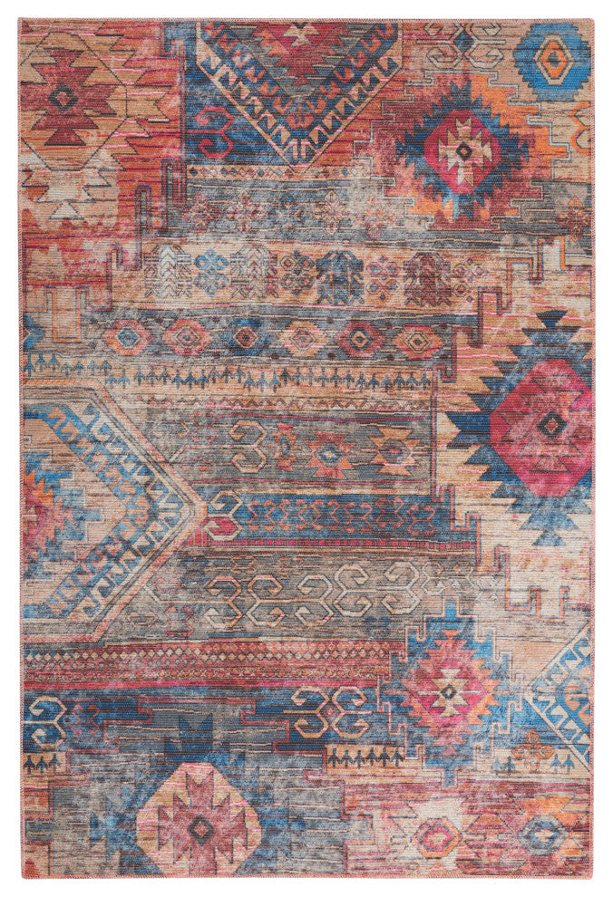 Nicole Curtis Nc Series 1 4' x 6' Multicolor Machine Washable Area Rugs