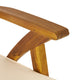 GDF Studio Anguilla Teak Finish Acacia Wood Outdoor Barstools, Set of 2