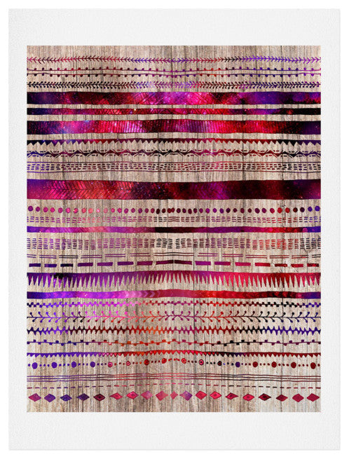 Deny Designs Iveta Abolina Purple Nebula Art Print