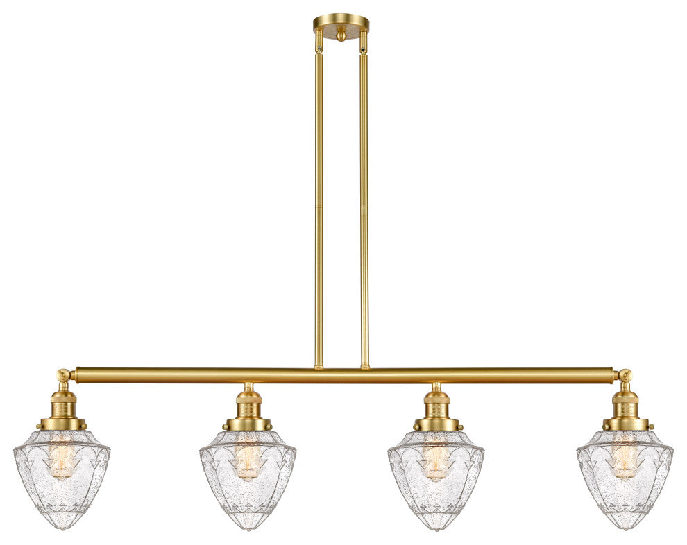 Innovations 214-SG-G664-7 4 Light Island Light, Satin Gold
