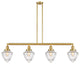 Innovations 214-SG-G664-7 4 Light Island Light, Satin Gold