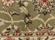 Well Woven Barclay Sarouk Rug, Green, 5''3" X 6''10" Oval
