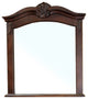 Ashby 10"x33.5" Wall Mirror, Walnut