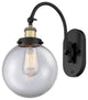Innovations 918-1W-BAB-G202-8-LED Beacon 1 Light Sconce, Black Antique Brass