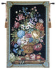 Floral Bouquet Thoughts By Lucio Battisti, Wall Tapestry, 53"x33"