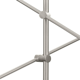 Cornett Collection 6-Light Contemporary Chandelier, Brushed Nickel
