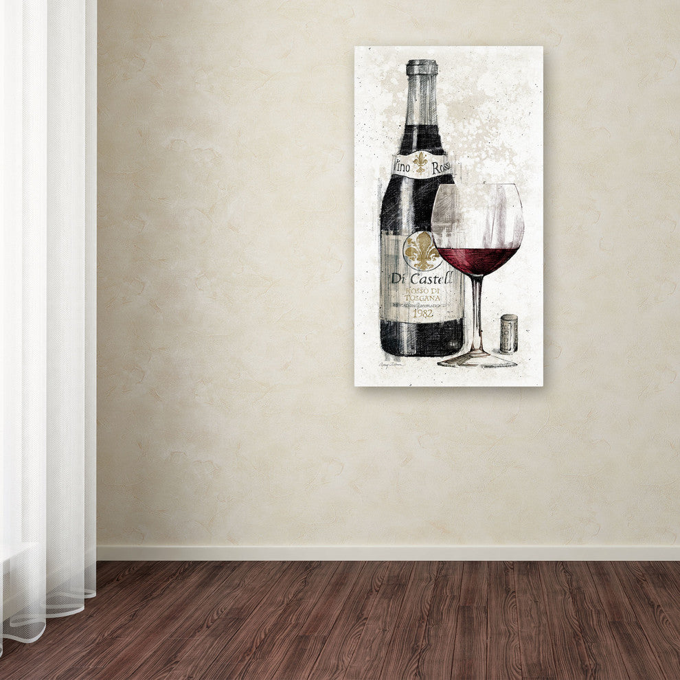 'Pencil Wine I' Canvas Art by Avery Tillmon