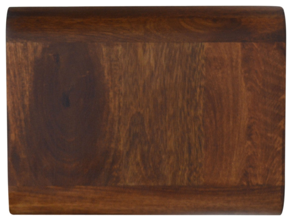 Floating Chestnut Open Console