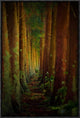 "Forest" Framed Canvas Giclee by Rui Caria, 16x23"