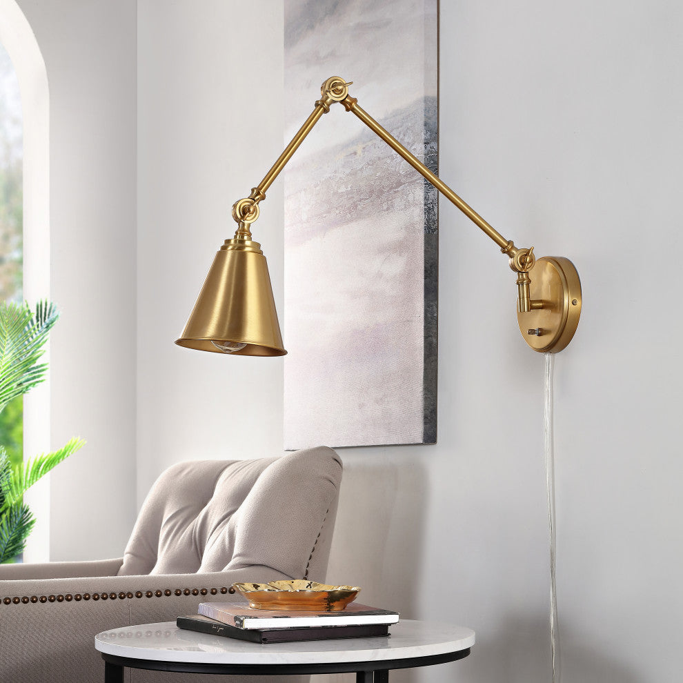 Safavieh Kensley Wall Sconce, Brass