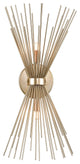 CWI Lighting 1034W8-2-620 Savannah 2 Light Wall Sconce With Gold Leaf Finish