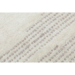 Obeetee Jaipur Modern Hand Tufted Rug, Ivory, 6'x9'