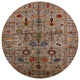 Ahgly Company Indoor Round Mid-Century Modern Area Rugs, 8' Round
