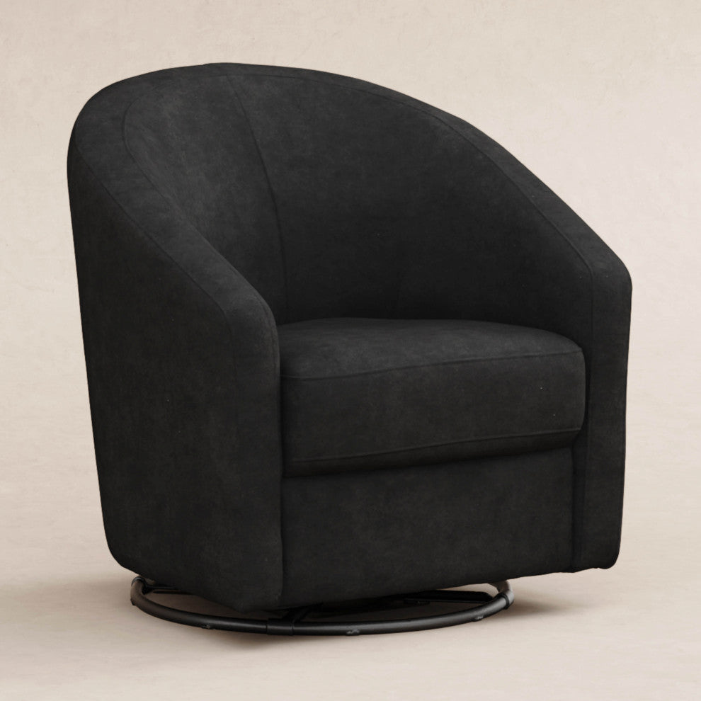 Madison Swivel Glider, Black Velvet