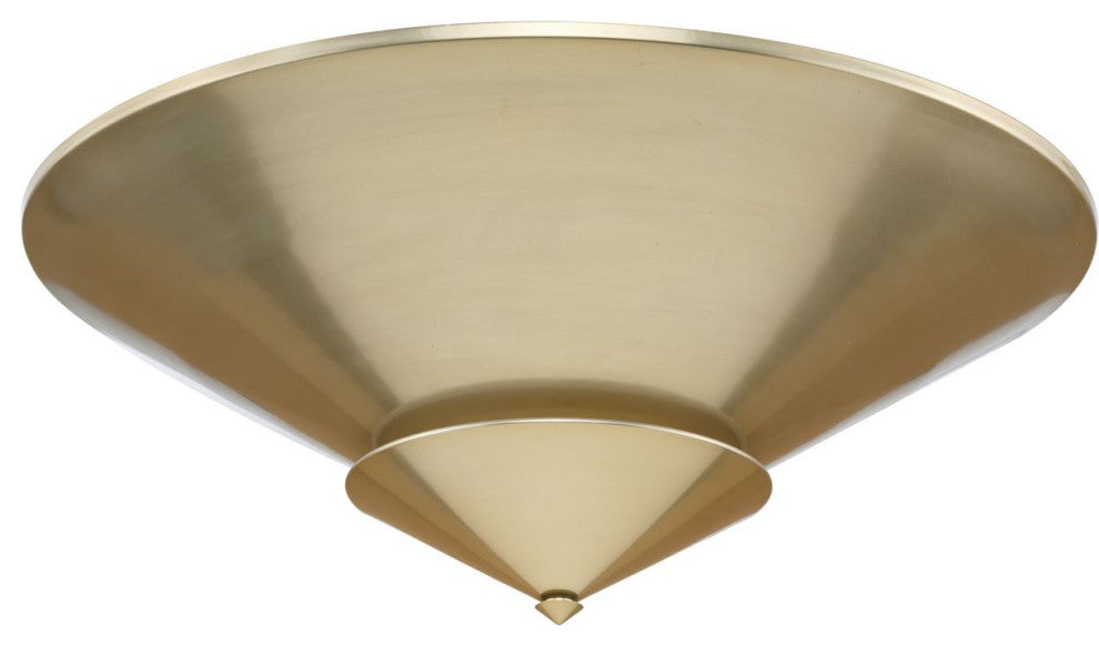 Pinellas Collection 25" 4-Light Convertible Semi-Flush Mount Light, Soft Gold
