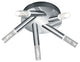 H2O LED Bathroom Ceiling Light, Chrome