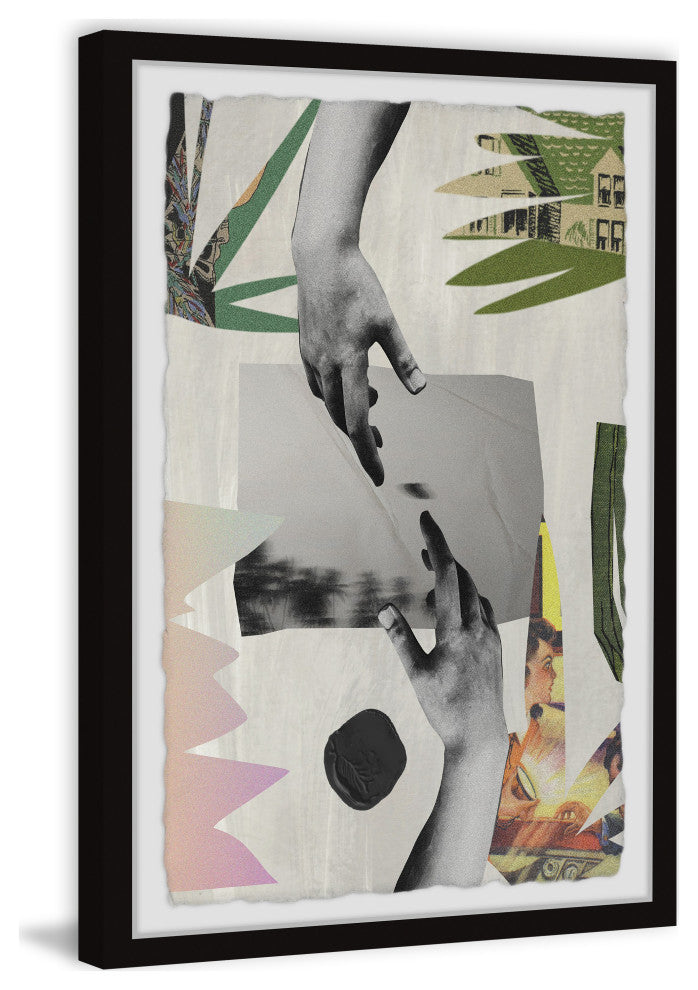 "The Touch" Framed Painting Print, 20x30