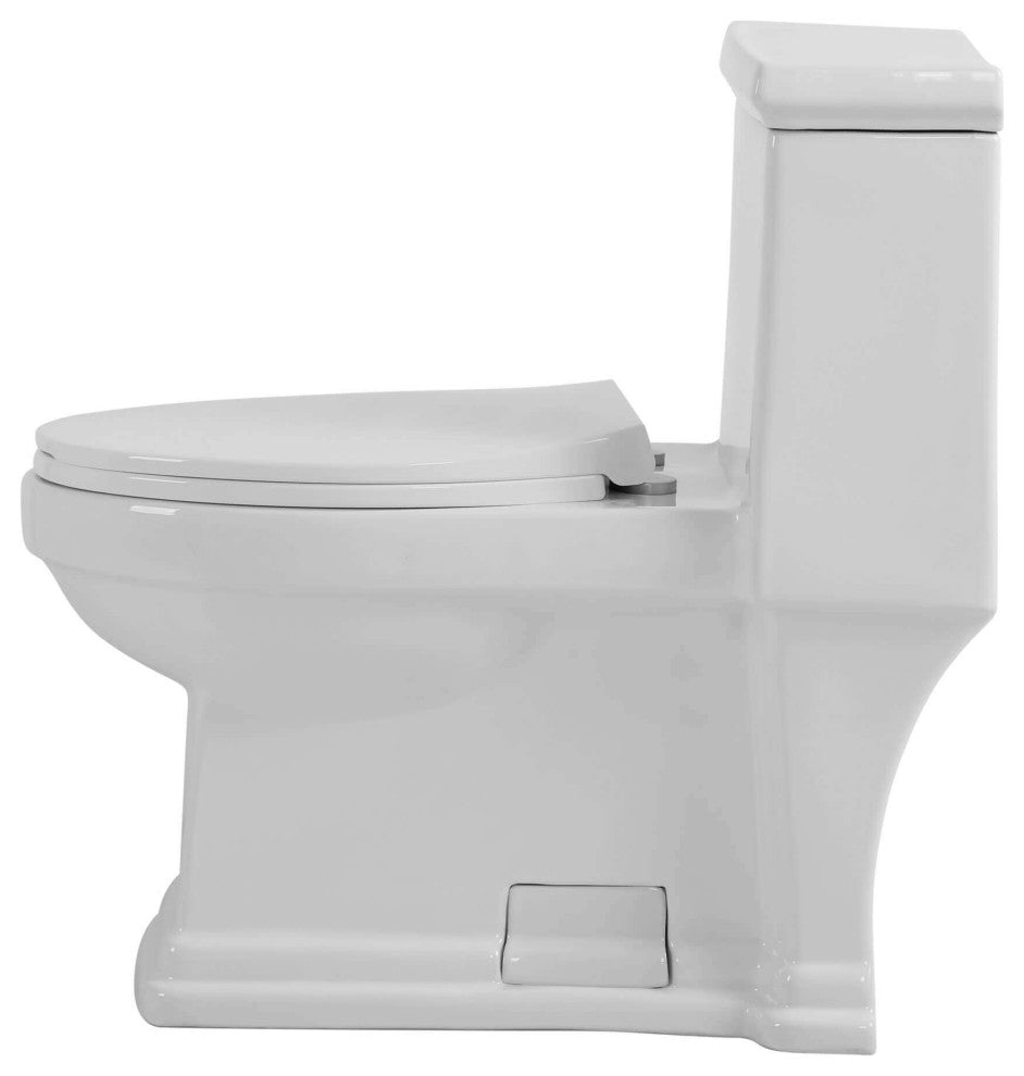 Modern One Piece Elongated Toilet Ada Compliant