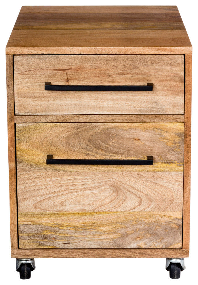 Scandinavian Colvin Mobile Pedestal - Natural