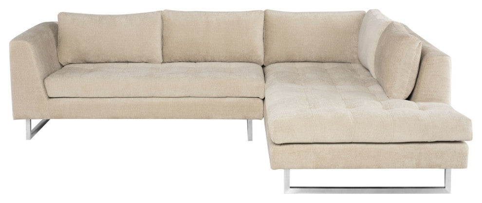 Janis Almond Fabric Sectional Sofa, HGSC857