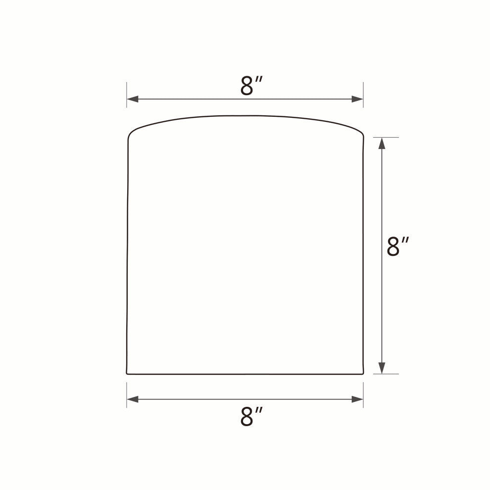 31223 Drum Shaped Spider Lamp Shade, Off White, 8" wide, 8"x8"x8"