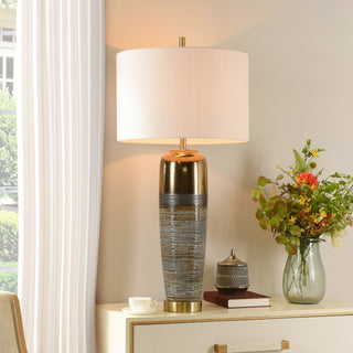Morganton | Transitional Ceramic & Metal Base Table Lamp