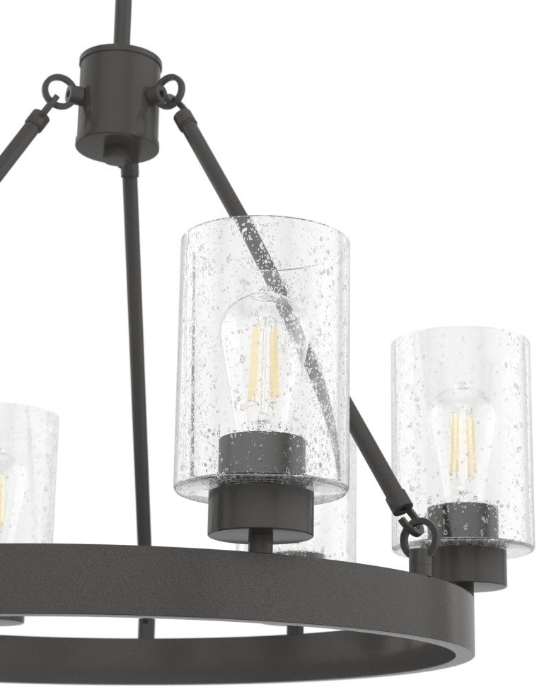 Hunter 24" Hartland Noble Bronze 6-Light Chandelier Ceiling Fixture