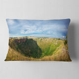Pulo Di Altamura Panorama Landscape Printed Throw Pillow, 12"x20"