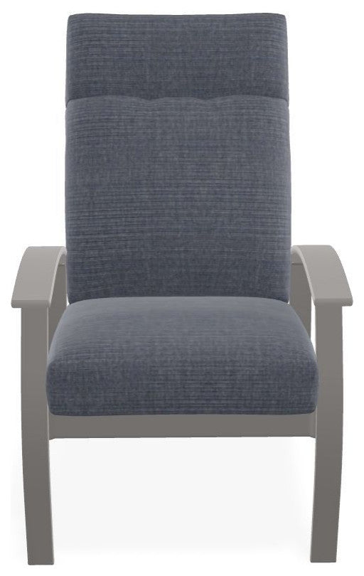 Belle Isle Cushion Outdoor Armchair, Proven Denim/Warm Gray