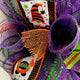 Gnome To Bite Deco Mesh Halloween Wreath